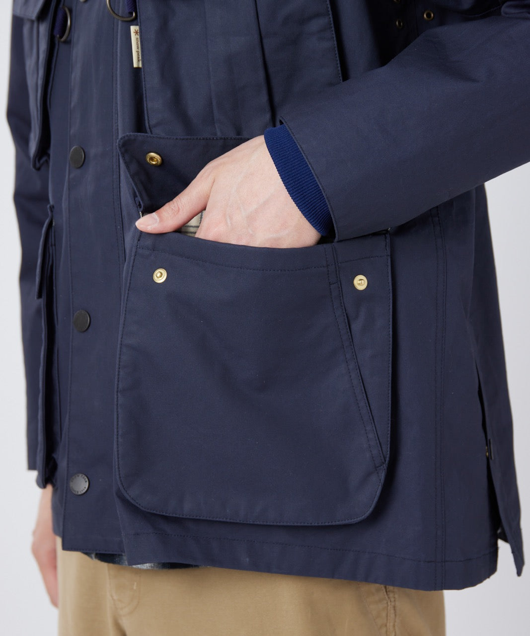 Waxed Cotton Hoodie