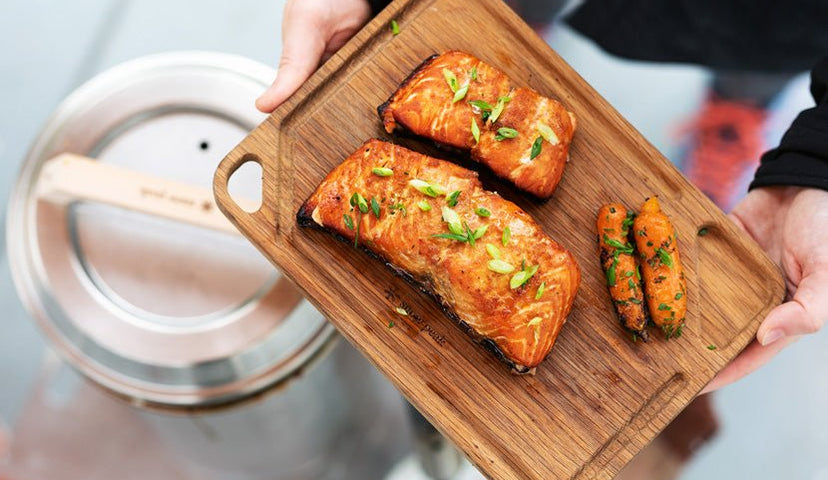 Smoked Salmon and Carrots - Snow Peak