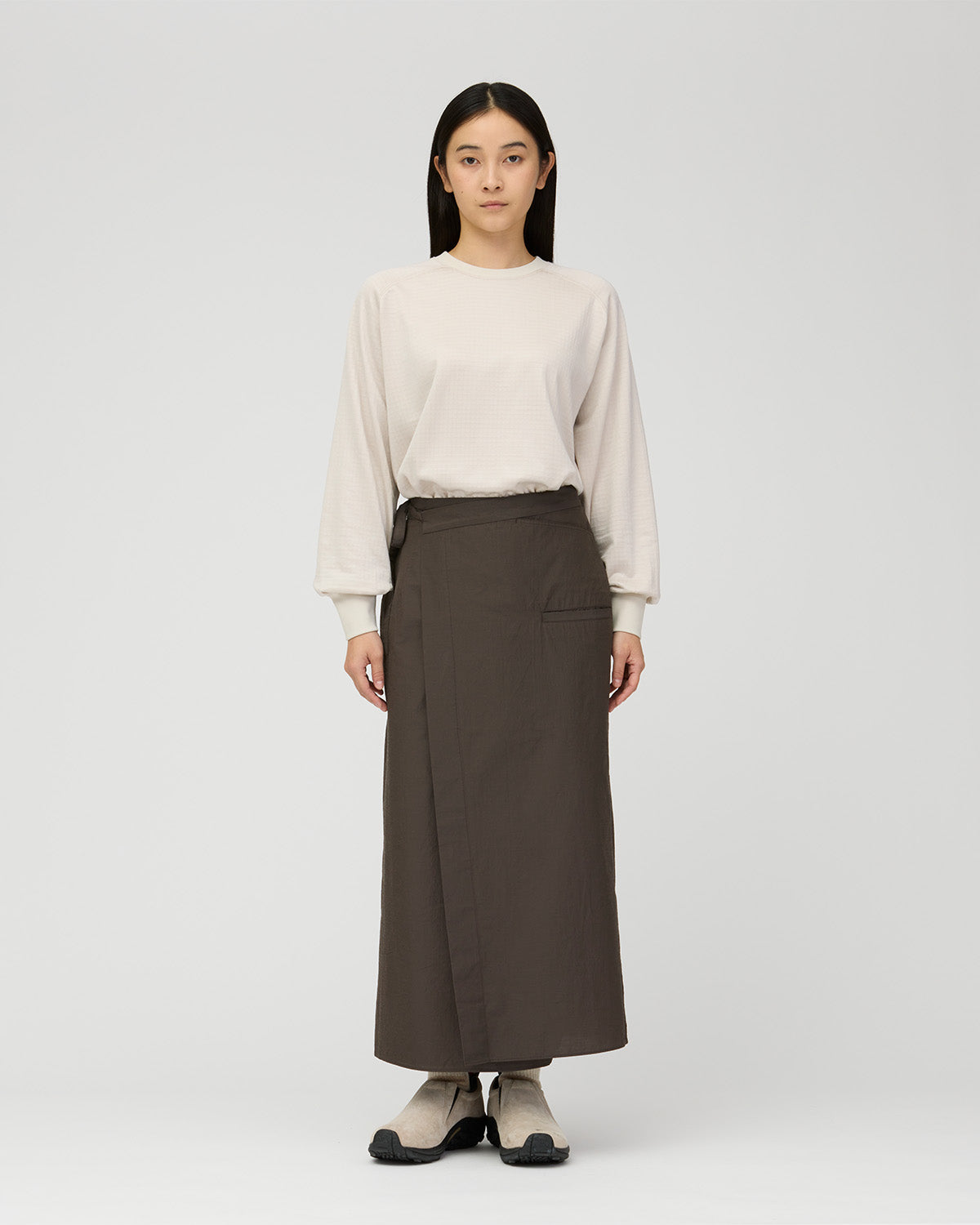 Wool Nylon Taffeta Skirt