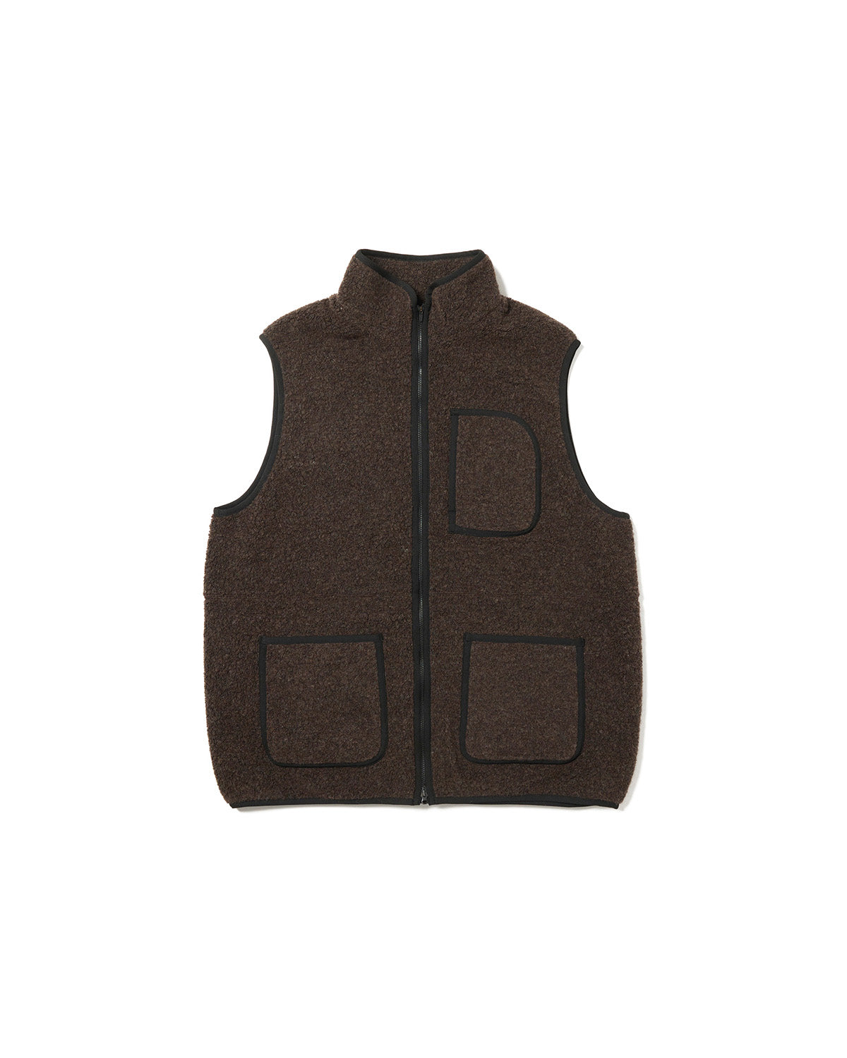 Recycled Wool Boa Vest