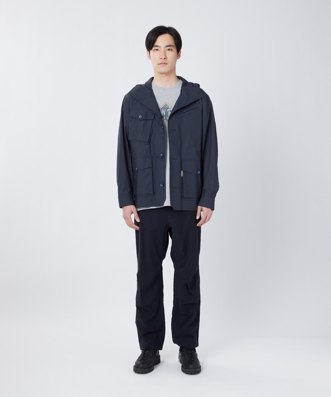 Waxed Windbreaker Jacket